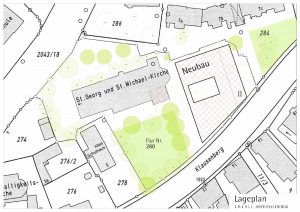 Roncallihaus Lageplan Stand 1.6.2016