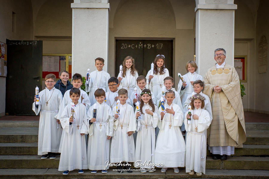 Erstkommunion 2017 Gruppenfoto St. Georg & Michael