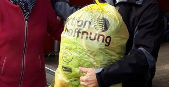 Kleidersammlung der Aktion Hoffnung mit gutem Ergebnis